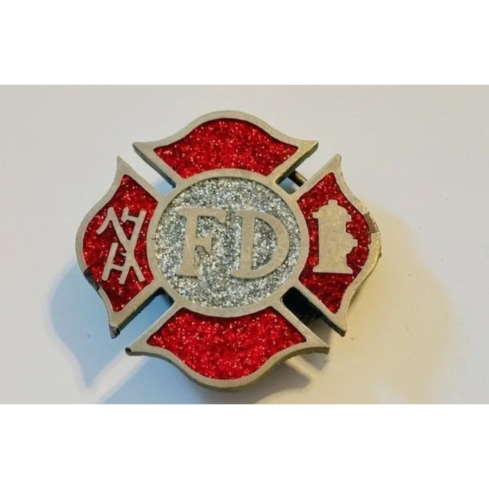 FD Fire Department Belt Buckle PSS BB755.‎